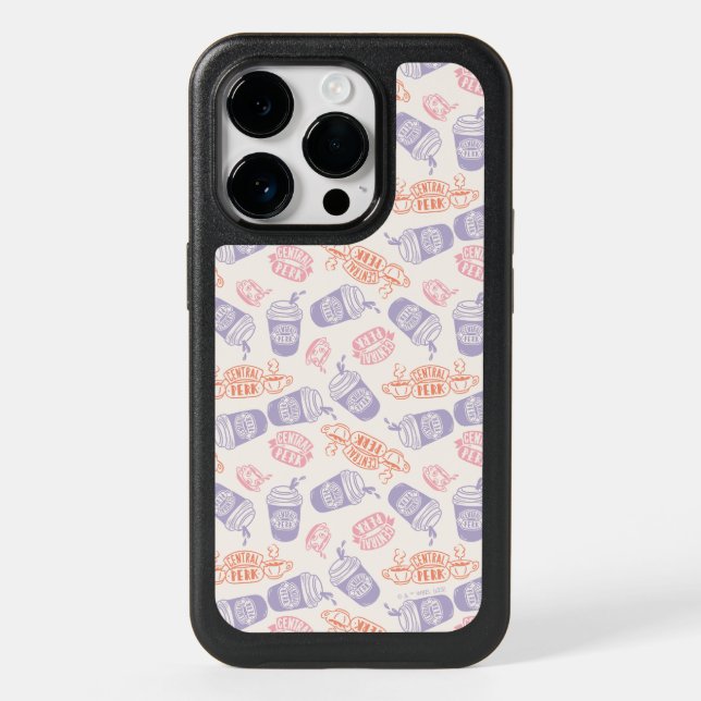 FRIENDS™ | Pastel Central Perk Pattern Otterbox iPhone Case (Back)