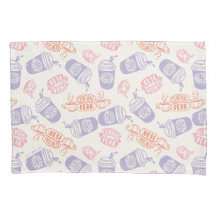 FRIENDS™   Pastel Central Perk Pattern Pillow Case