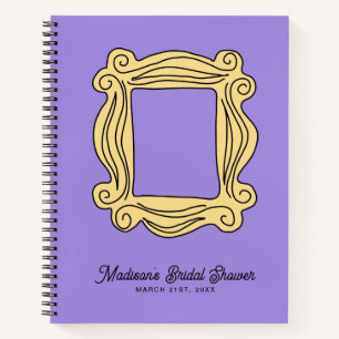 FRIENDS™ Peephole Frame Bridal Shower Guest Notebook