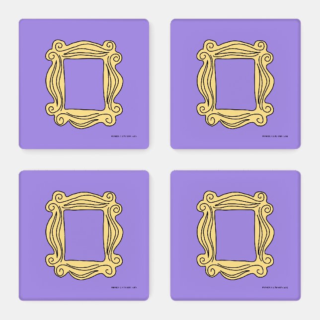 FRIENDS™ | Peephole Frame Coaster Set (Set)