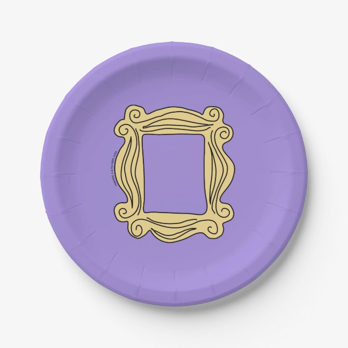 FRIENDS™ Peephole Frame Paper Plate