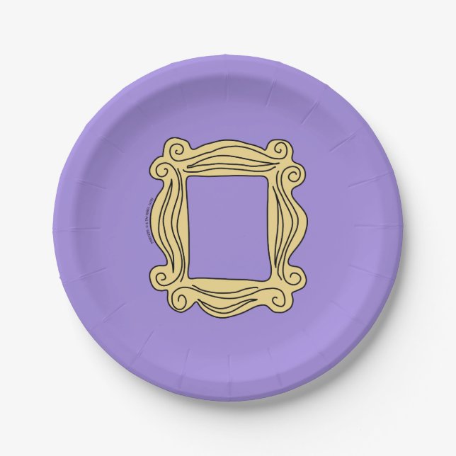 FRIENDS™ | Peephole Frame Paper Plates (Front)