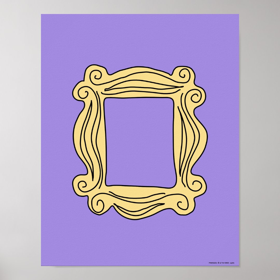 FRIENDS™ | Peephole Frame Poster | Zazzle