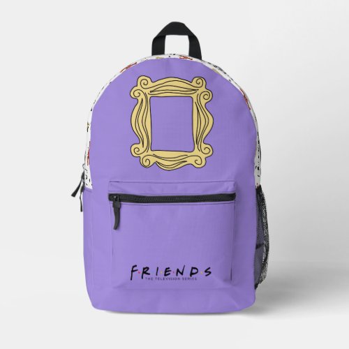 FRIENDSâ  Peephole Frame Printed Backpack