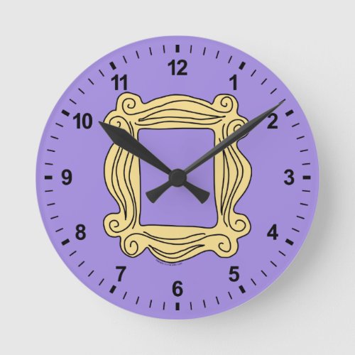 FRIENDS  Peephole Frame Round Clock