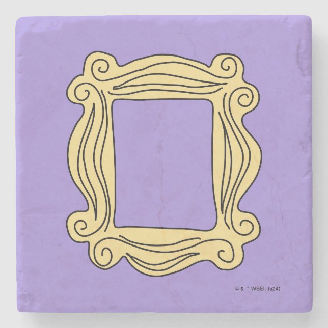 FRIENDS™ | Peephole Frame Stone Coaster (Front)