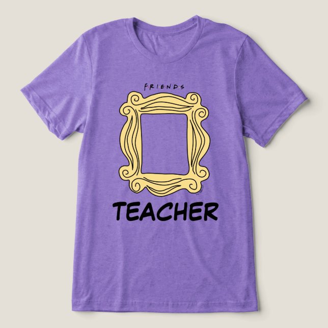 FRIENDS™ | Peephole Frame Tri-Blend Shirt (Design Front)