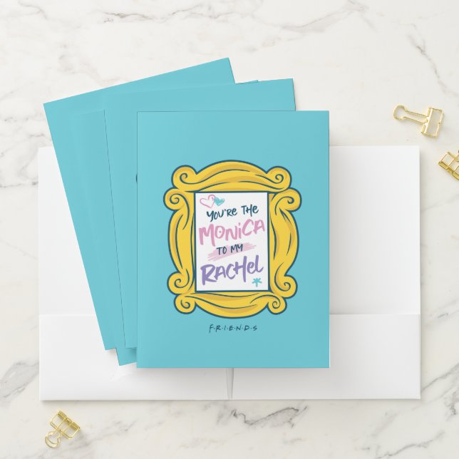 FRIENDS™ Peephole | You're the Monica to my Rachel Pocket Folder (In Situ)