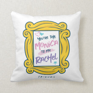 FRIENDS™ Peephole You're the Monica to my Rachel Throw Pillow