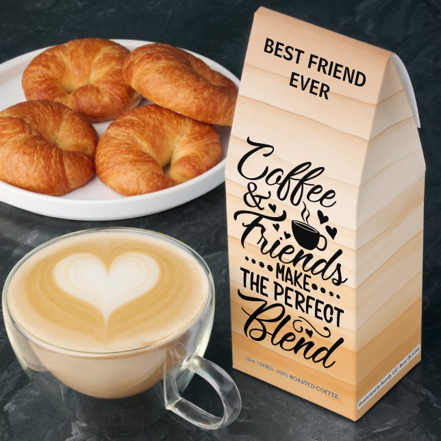 Friends Perfect Blend Friendship Picture Funny Roasted Coffee (Breakfast)