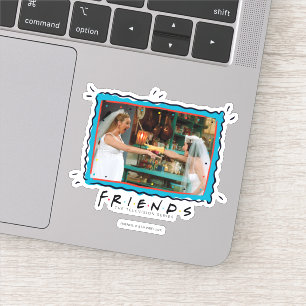 FRIENDS™   Phoebe and Monica in Wedding Dresses Sticker
