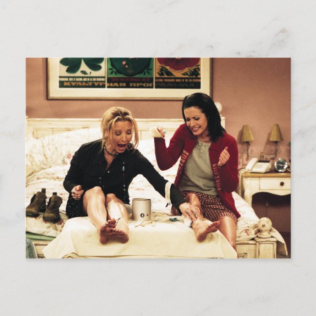 FRIENDS™ | Phoebe & Monica Waxing Legs Invitation Postcard (Front)