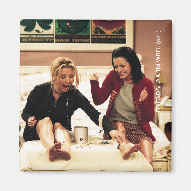FRIENDS™ | Phoebe & Monica Waxing Legs Magnet (Front)
