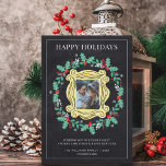 FRIENDS™ Photo Holiday Christmas Chalkboard Card<br><div class="desc">Celebreate the Holiday's with FRIENDS™. Personalize by adding your holiday message and favorite photo!</div>