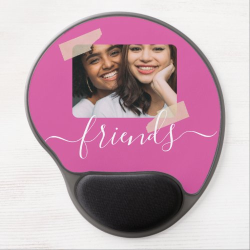 Friends Photo Personalized Custom Gel Mouse Pad