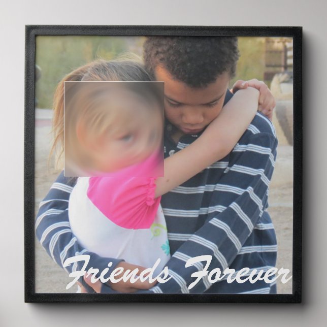 Friends Picture - On White Peel And Stick Photo Tile (Front Set)