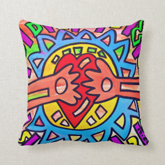 Friends Pillow by Tamara Diaz Art