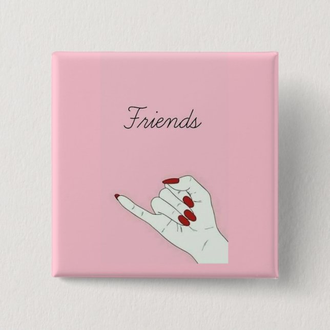 Friends Pinback Button (Front)