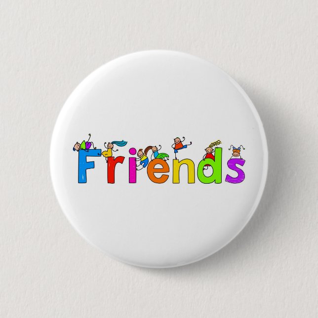 Friends Pinback Button (Front)