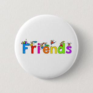 Friends Pinback Button