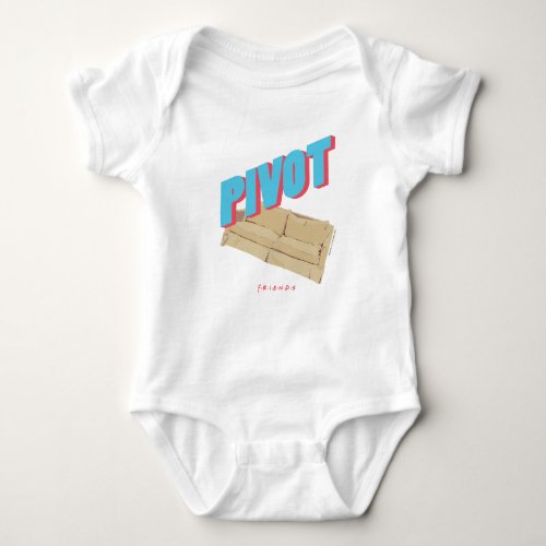 FRIENDS  Pivot Baby Bodysuit