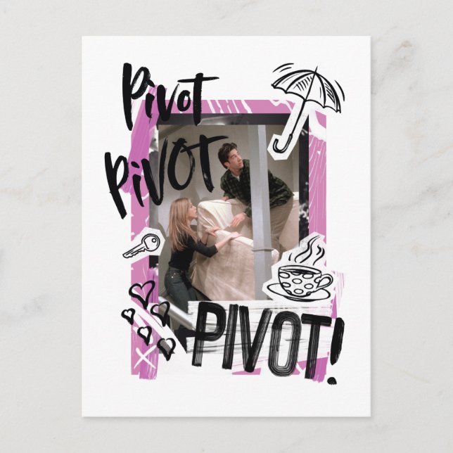 FRIENDS™ | Pivot Pivot PIVOT! Invitation Postcard (Front)