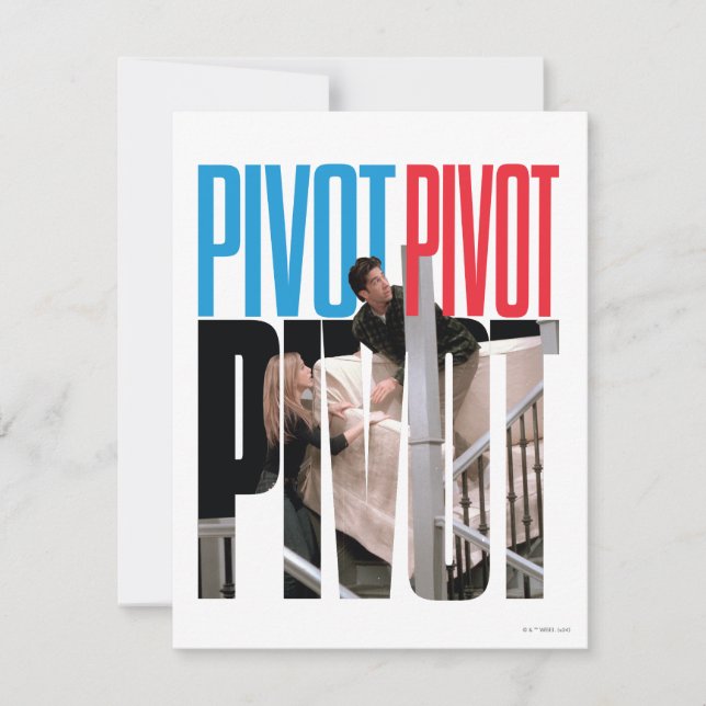 FRIENDS™ | PIVOT PIVOT PIVOT Quote Note Card (Front)
