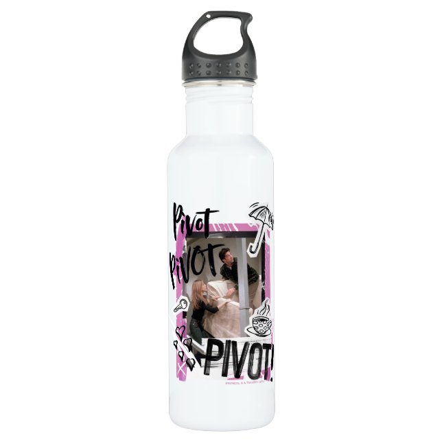 FRIENDS™ | Pivot Pivot PIVOT! Stainless Steel Water Bottle (Front)