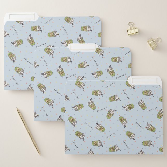 FRIENDS™ | Polka Dot Central Perk Pattern File Folder (Set)
