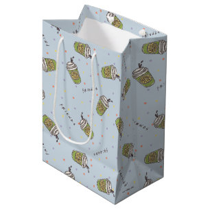 FRIENDS™ Polka Dot Central Perk Pattern Medium Gift Bag