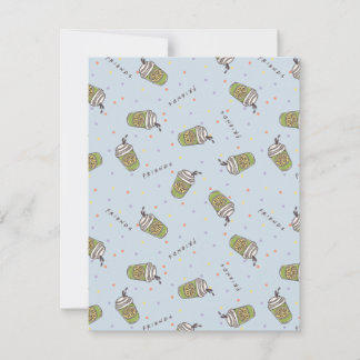 FRIENDS™ | Polka Dot Central Perk Pattern Note Card