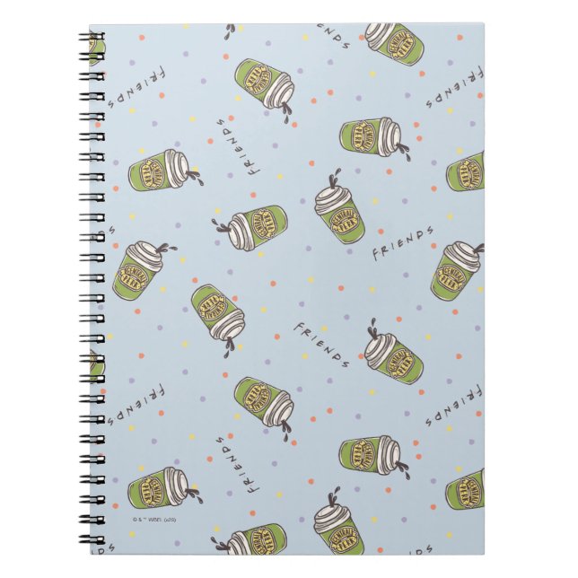 FRIENDS™ | Polka Dot Central Perk Pattern Notebook (Front)