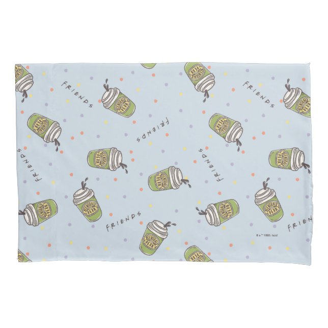 FRIENDS™ | Polka Dot Central Perk Pattern Pillow Case (Front)