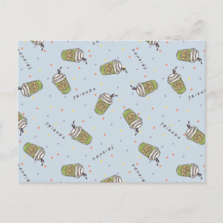 FRIENDS™ | Polka Dot Central Perk Pattern Postcard