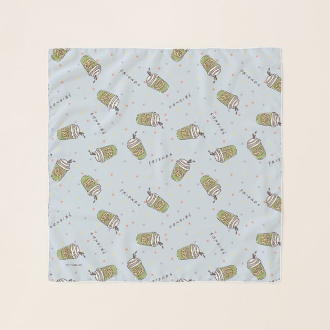 FRIENDS™ | Polka Dot Central Perk Pattern Scarf (Front)