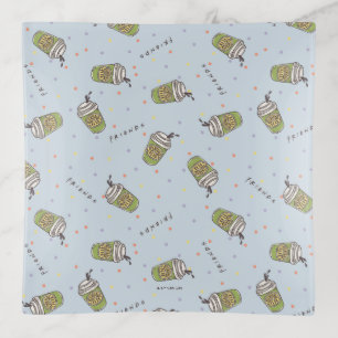 FRIENDS™   Polka Dot Central Perk Pattern Trinket Tray