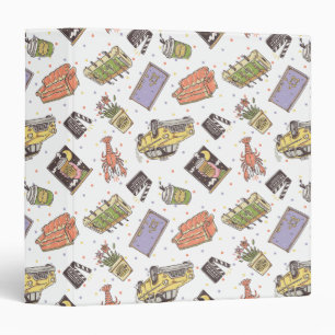 FRIENDS™   Polka Dot Icon Pattern 3 Ring Binder