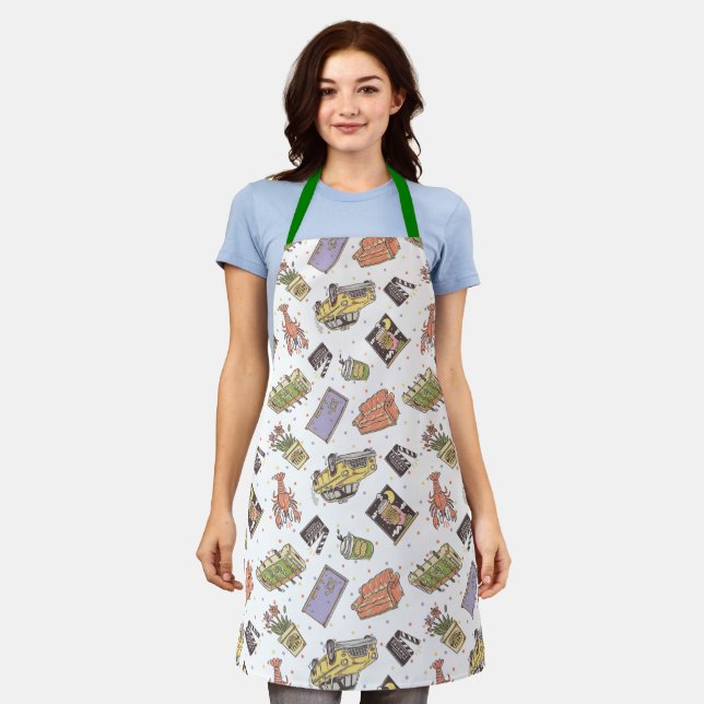 FRIENDS™ | Polka Dot Icon Pattern Apron (Worn)