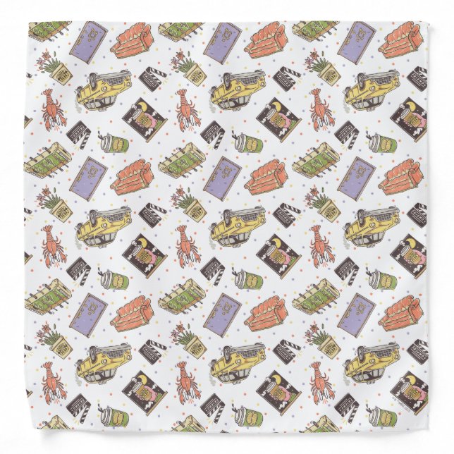 FRIENDS™ | Polka Dot Icon Pattern Bandana (Front)