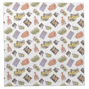 FRIENDS™   Polka Dot Icon Pattern Cloth Napkin