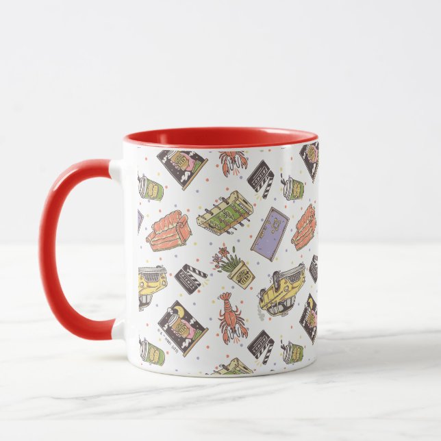 FRIENDS™ | Polka Dot Icon Pattern Mug (Left)
