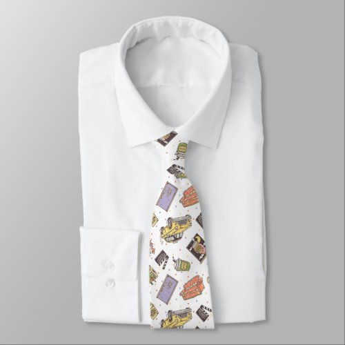 FRIENDS  Polka Dot Icon Pattern Neck Tie