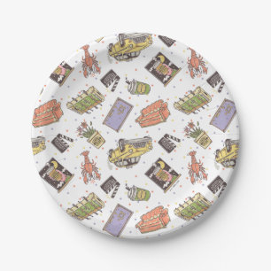 FRIENDS™   Polka Dot Icon Pattern Paper Plates