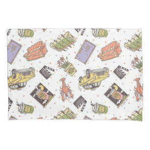FRIENDS™   Polka Dot Icon Pattern Pillow Case