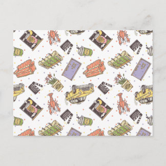 FRIENDS™ | Polka Dot Icon Pattern Postcard