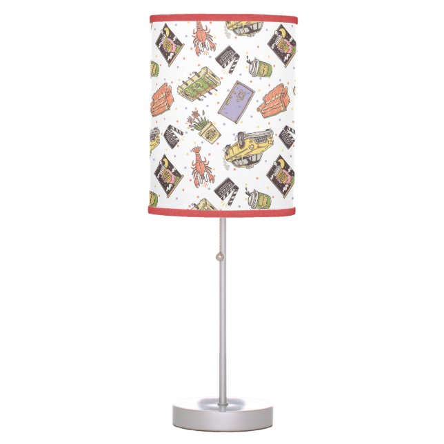 FRIENDS™ | Polka Dot Icon Pattern Table Lamp (Front)