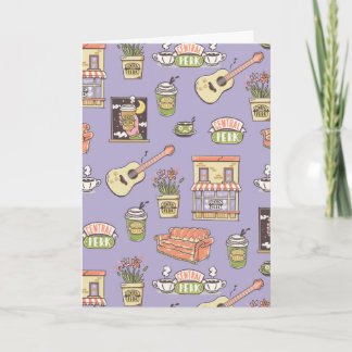 FRIENDS™ | Purple Icon Pattern Card