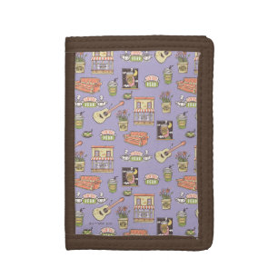 FRIENDS™   Purple Icon Pattern Trifold Wallet