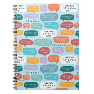 FRIENDS™ Quote Pattern Notebook