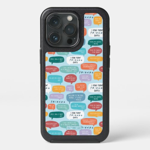 FRIENDS Quote Pattern iPhone 13 Pro Case